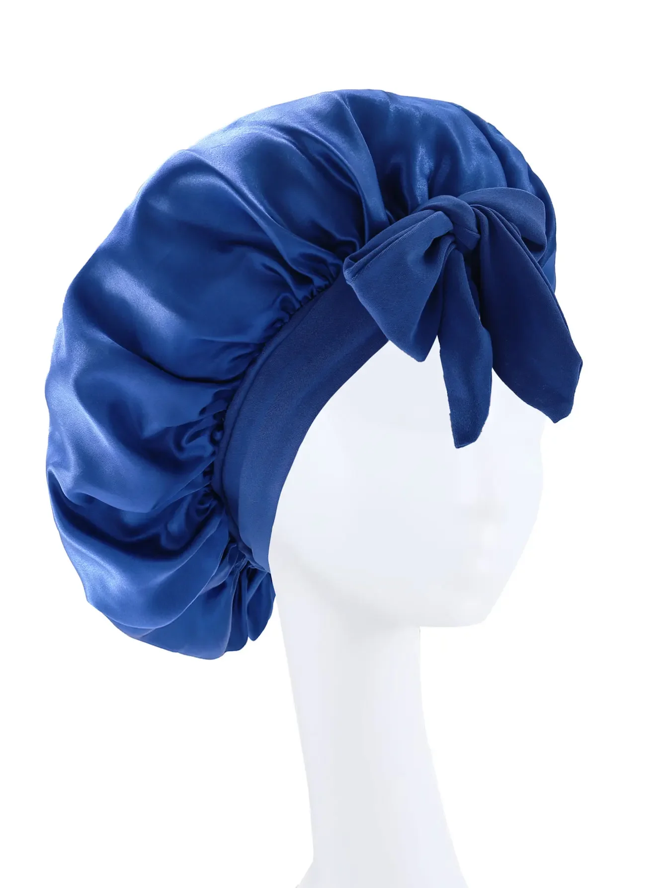 2026 neue Seidenhaube zum Schlafen, Damen-Satin-Mütze, Haar-Nacht-Schlafmütze, Krawattenband, lockiges Hut, Schal, Wickel, lockiges Haar, Schönheit