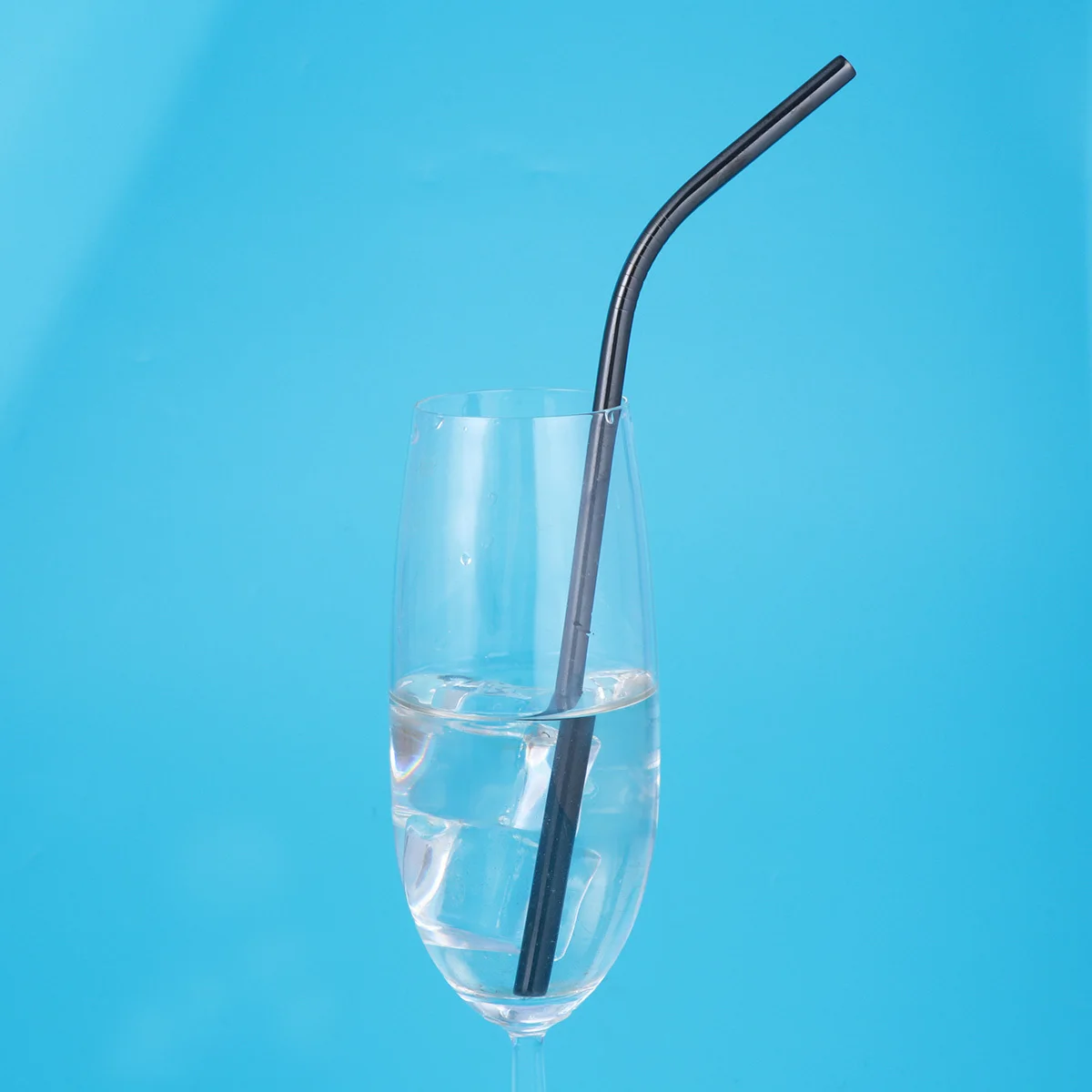 

1Pcs Reusable Stainless Steel Drinking Straw 215x6mm Curved Straw Anti Rust Safe Healthy for Tumblers Straight Straws