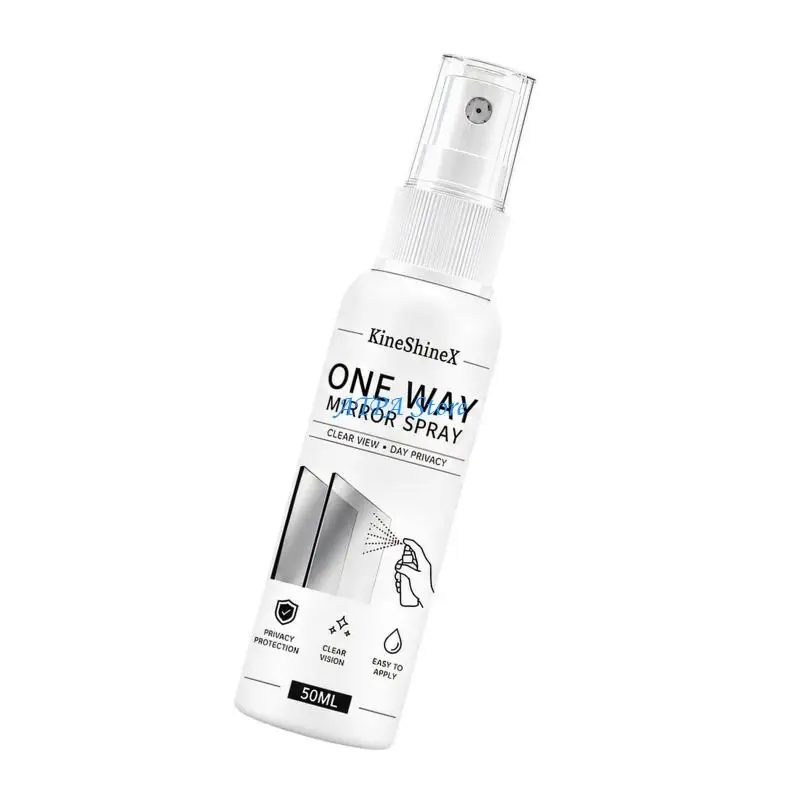 U13C Reflective Privacy Formula for Glass Window Use, Way Mirror Pump Bottle with Daily Privacy Finish Language