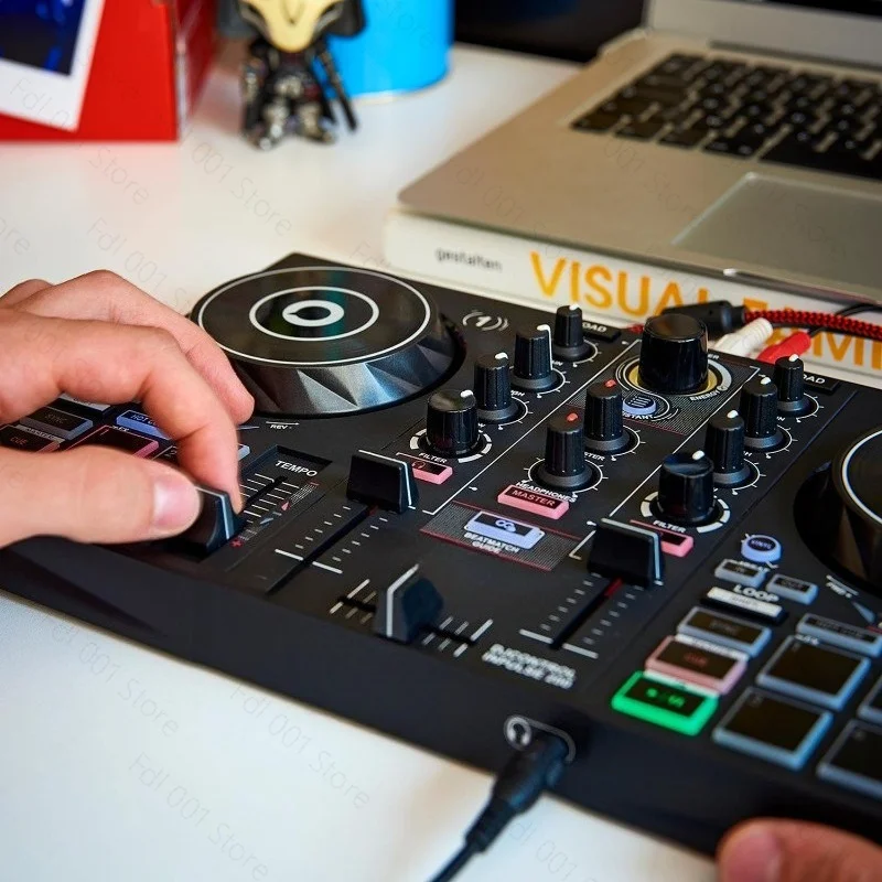 Hercules Inpulse 200 MK2 Digital DJ Controller Portable for Live Streaming