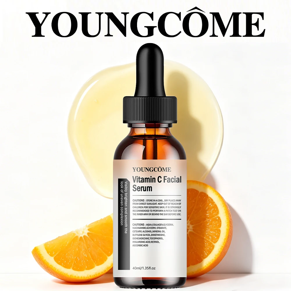 Facial Serum, YOUNGCOME Vitamin C Serum For Face, Daily Hydrating Facial Care Serum, Lightweight & Fast-Absorbing, Suitable For