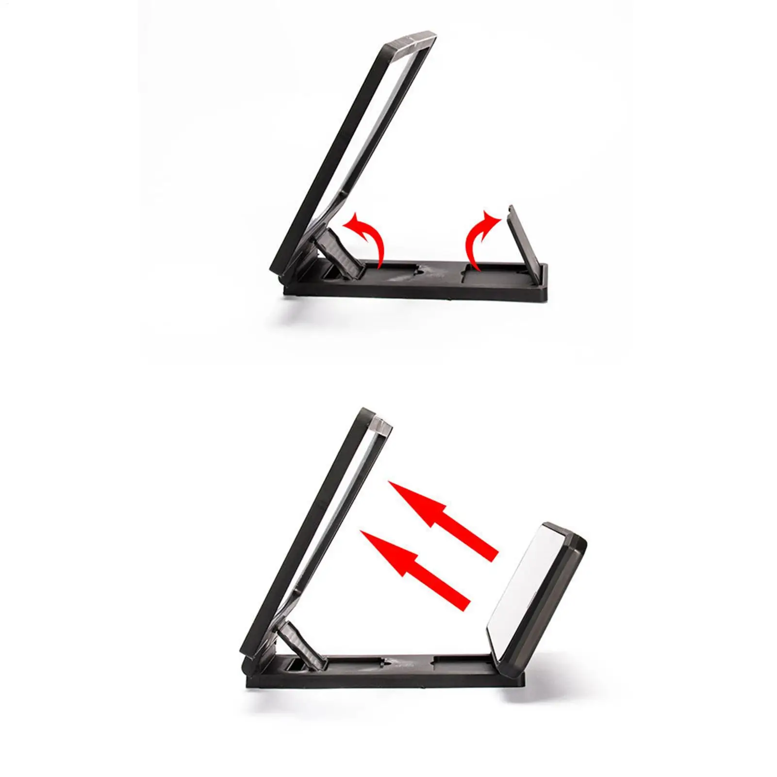 Screen Magnifier For Phone Foldable Magnifying Enlarger Tool Portable Foldable Stand With Projection Screen Amplifier