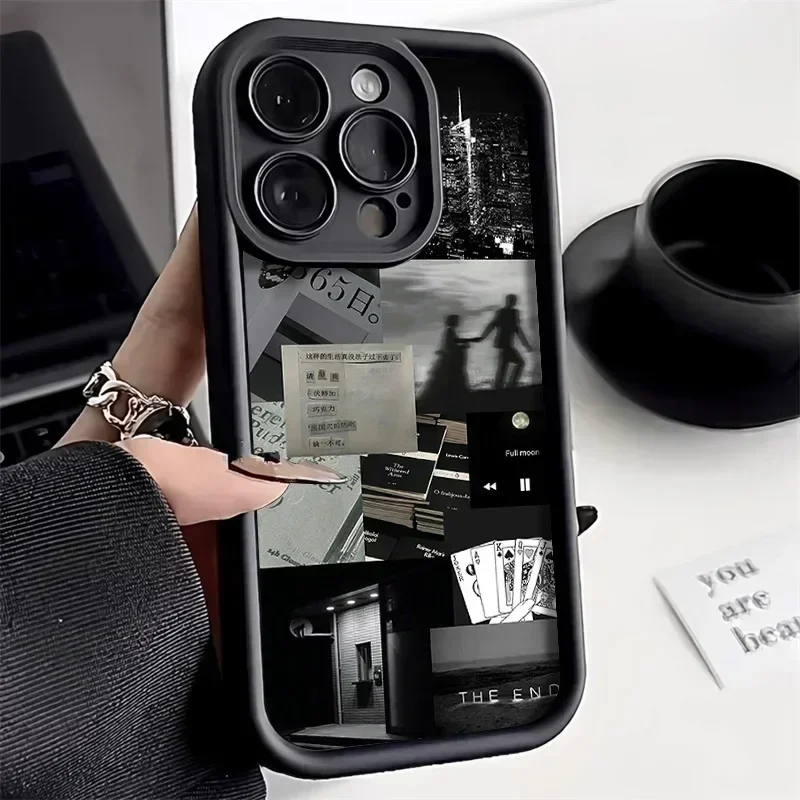 Daily Life Phone Case For iPhone 15 Pro Case iPhone 11 13 12 14 Pro Max 7 8 Plus XR XS SE 2020 Shockproof Bumper Silicone Cover