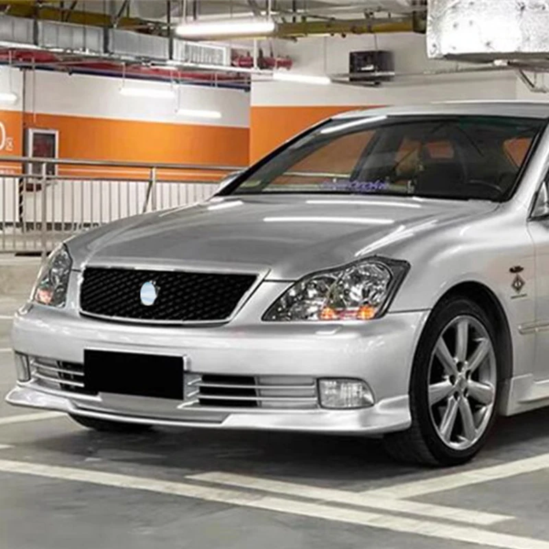 For OLD Toyota Crown ABS Front Bumper Lip Diffuser Anti-Collision Accessories Body Kit Car Splitter 2005-2009 Year