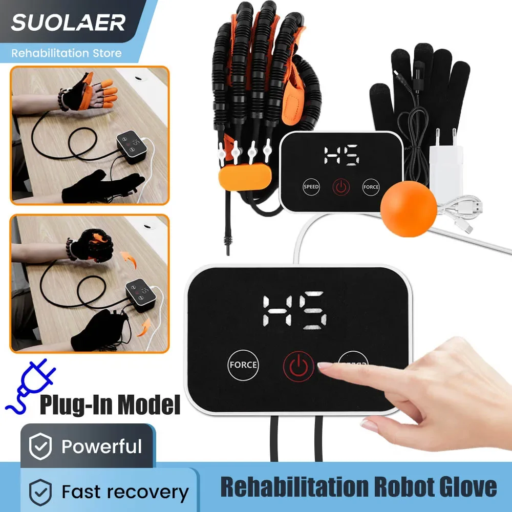 

Hemiplegia Hand Recovery Equipment Rehabilitation Robot Gloves Stroke Finger Exerciser Cerebral Infarction Palsy Training Device