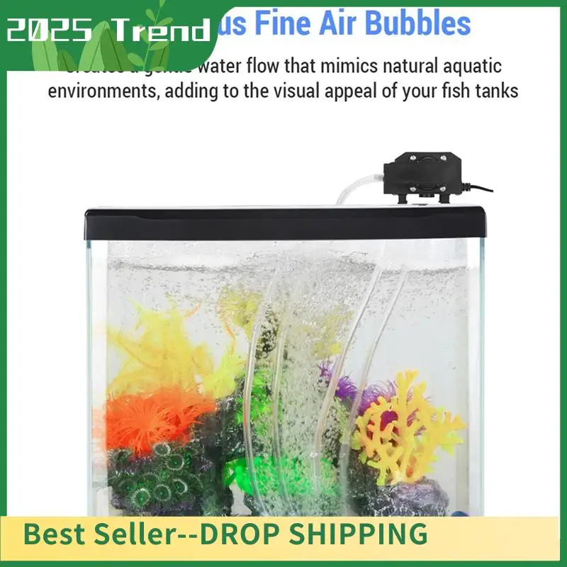 

AD33 HOT Aquarium Pump Aquarium Breeding Air Pump For Aquariums Fish Tanks Hydroponic EU Plug