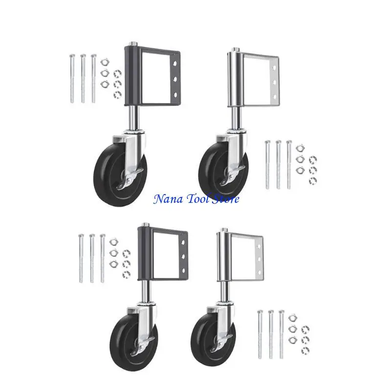 31GJ Multipurpose Gate Wheel for Asphalts and Brick Surfaces Metal and Rubber
