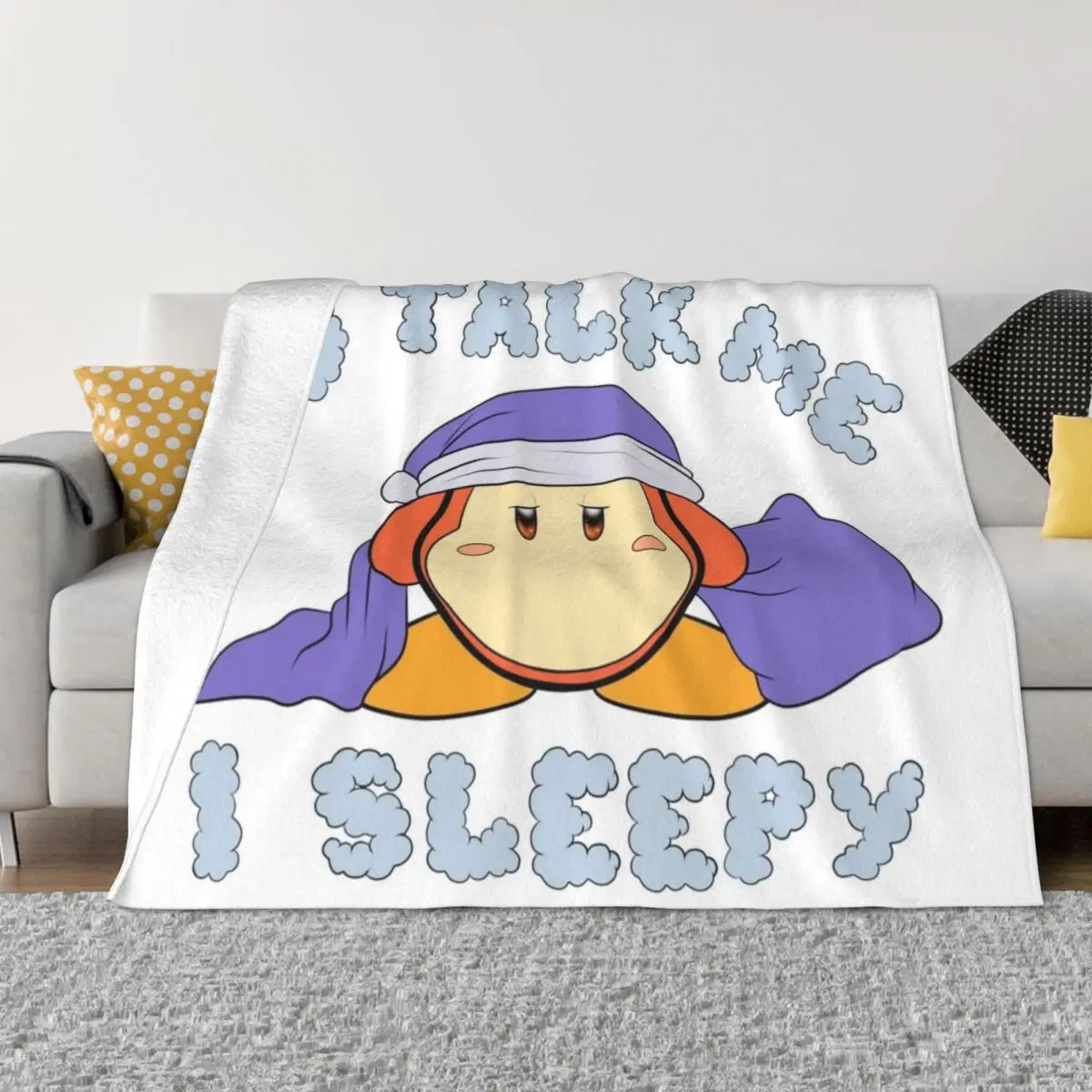 

Sleepy Dee Throw Blanket anime Sofa Blanket Decorative Throw Blanket Sofa Quilt