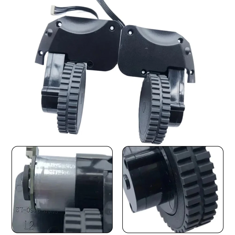 2/1 قطعة عجلة يسار/يمين حركة سلسة وموثوقة لـ Eufy لـ Robovac R500/15C/G10/25C/30C/35C/11s جهاز آلي لتنظيف الأتربة جزء #4
