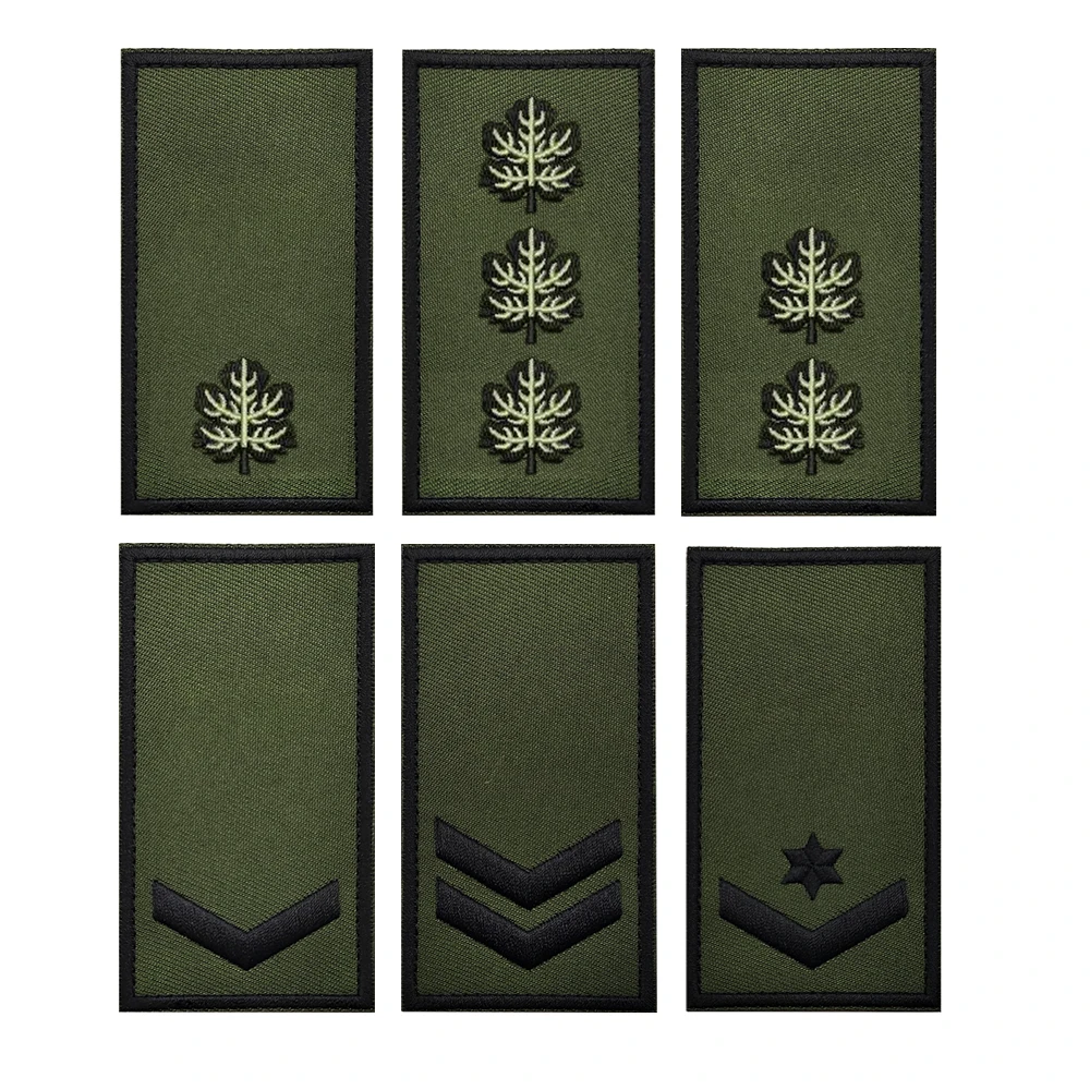 Army Green Hot New Style Israel Army Rank Embroidery Patch Sew On Military Overcoats Shoulder Bag Hat Sticker Cloth Applique