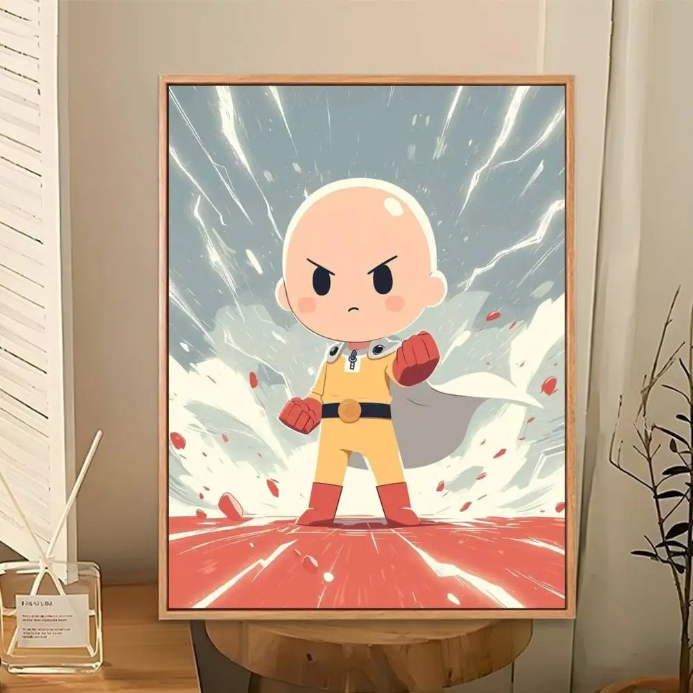 One-Punch-Man Poster Perfect Space Sticker Self Adhesive for Office Home Theater Wall Art Decor Fancy Gift - view 2