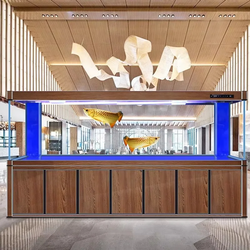 

2 м большой стеклянный аквариум для гостиной, аквариум для рыбы-дракона, 1,5 м, нижний фильтр из алюминиевого сплава, нижний фильтр для шкафа, бесплатная смена воды