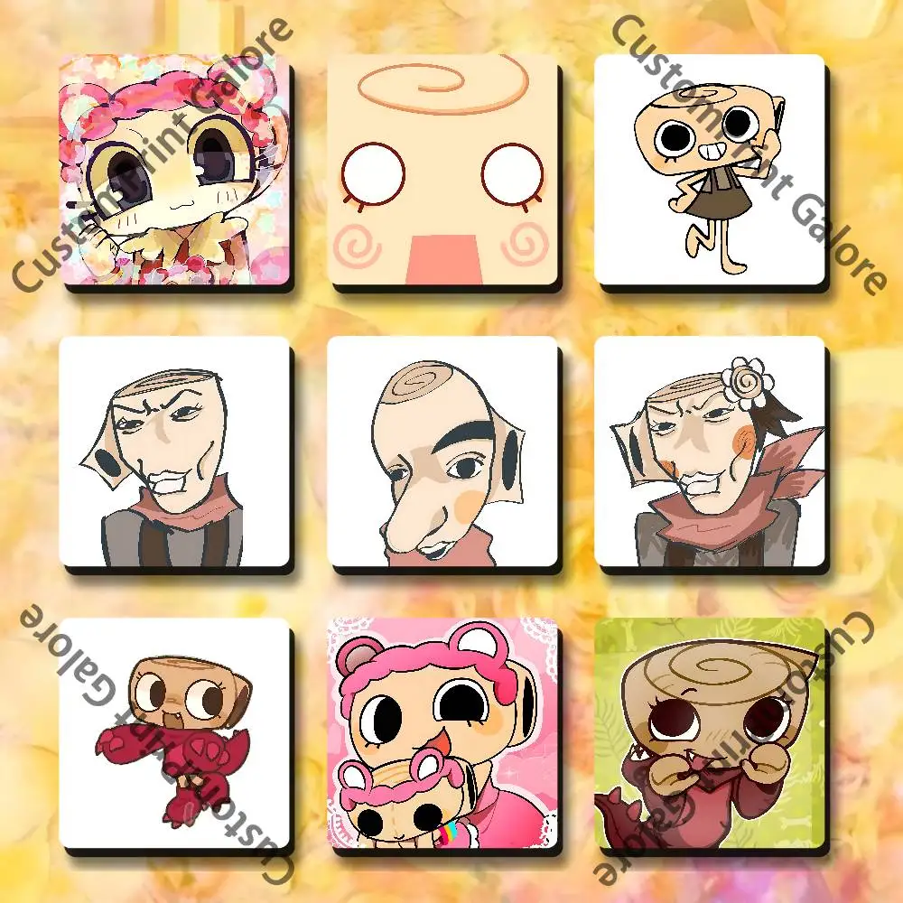 

Cute Funny S-Shelly W-Wold Soft Magnetic Refrigerator Magnets Personality Decorations Creative Gifts