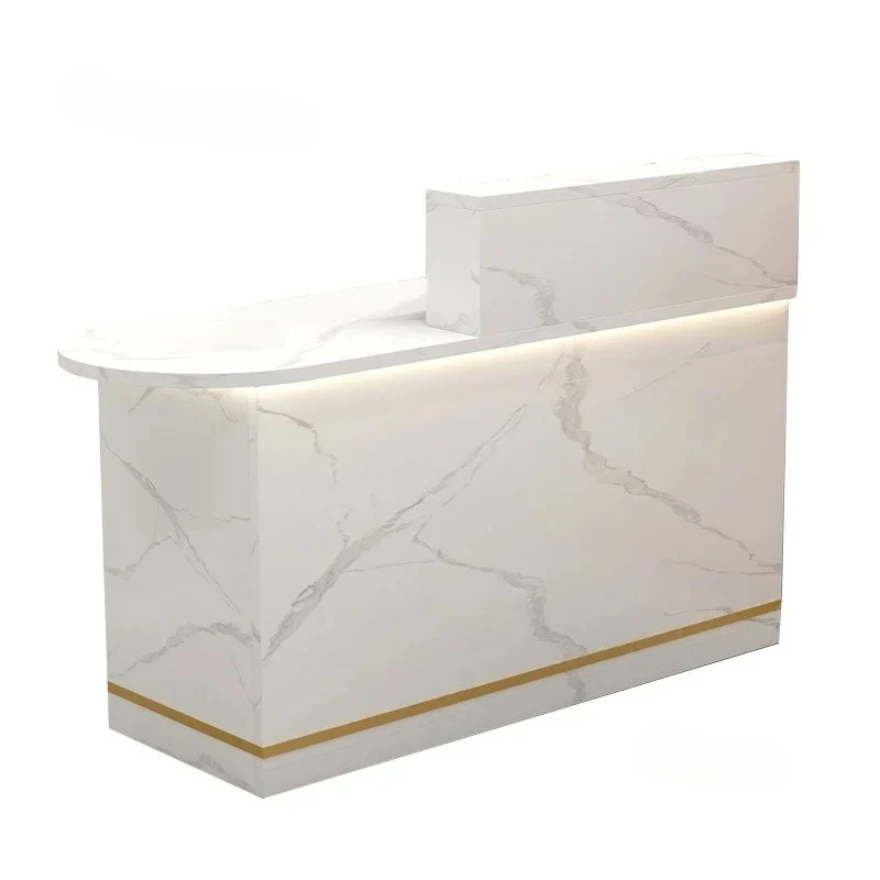 Modern Reception Desks for Beauty Salon Office Clothing Store Luxury Reception Desk Nordic Bar Counter Commercial Furniture r