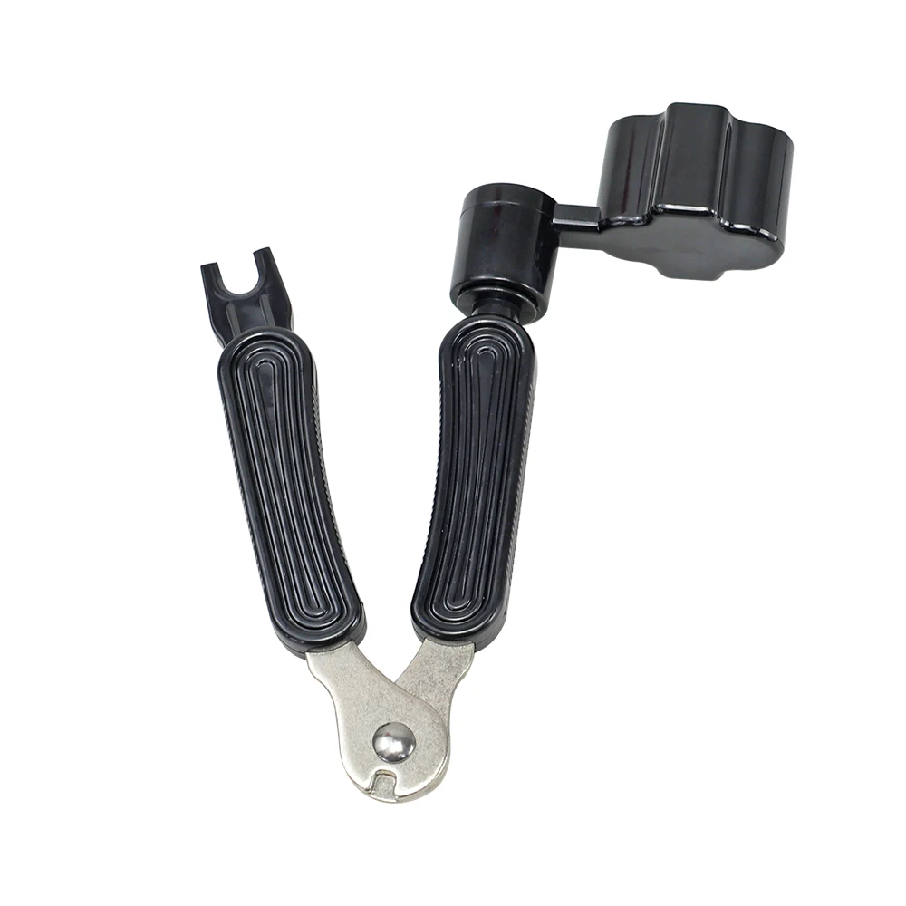 1pc 3-in-1 Guitar String Winder With Peg Winder, String Cutter, And Pin Puller - Instrument Maintenance And Repair Tool