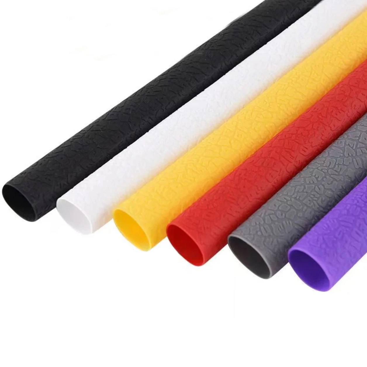 

High Quality Multi Colors Cartoon Grain Texture Colors Slip-on Pool Cue Rubber Hand Grip Cover for Sale