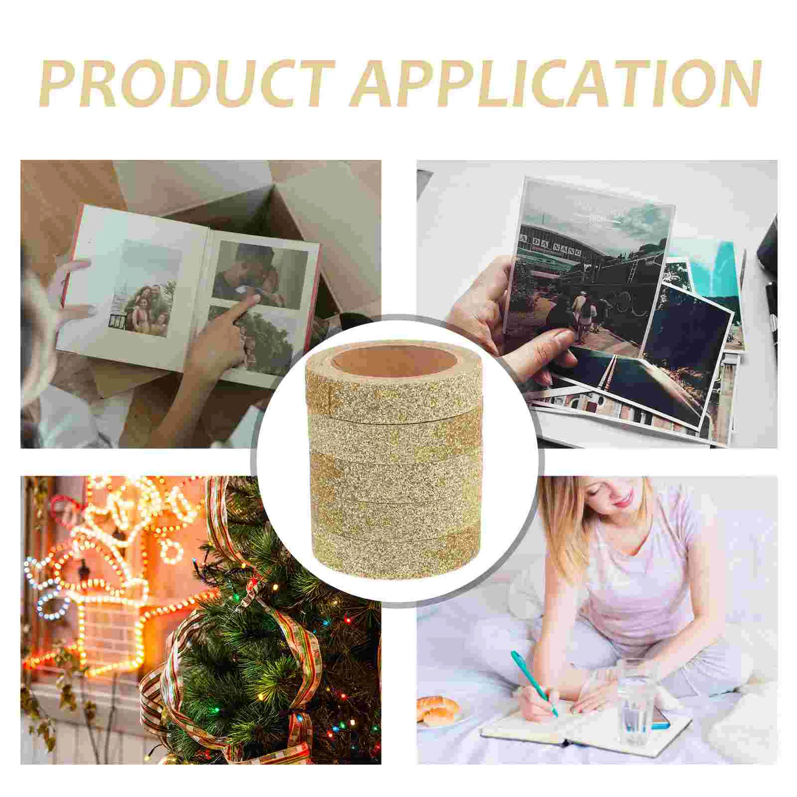 5 рулонов ленты для заметок, ремесло, сделай сам, васи, блестящая бумага, декоративная роза, японский альбом для путешествий