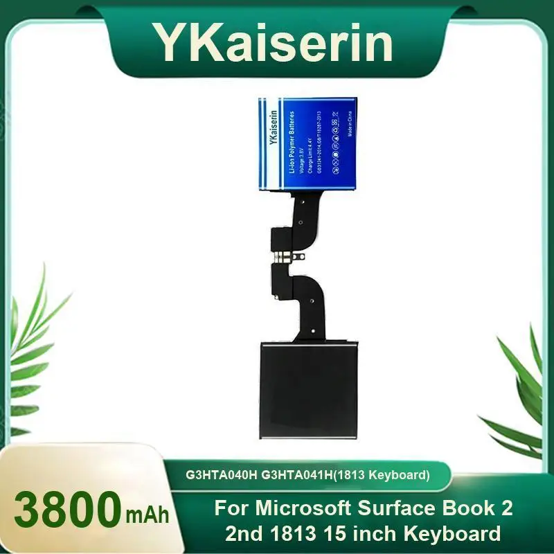 

Аккумулятор для планшета 3800 мАч для Microsoft Surface Book 2 2Nd 1813 15-дюймовая клавиатура G3HTA040H G3HTA041H