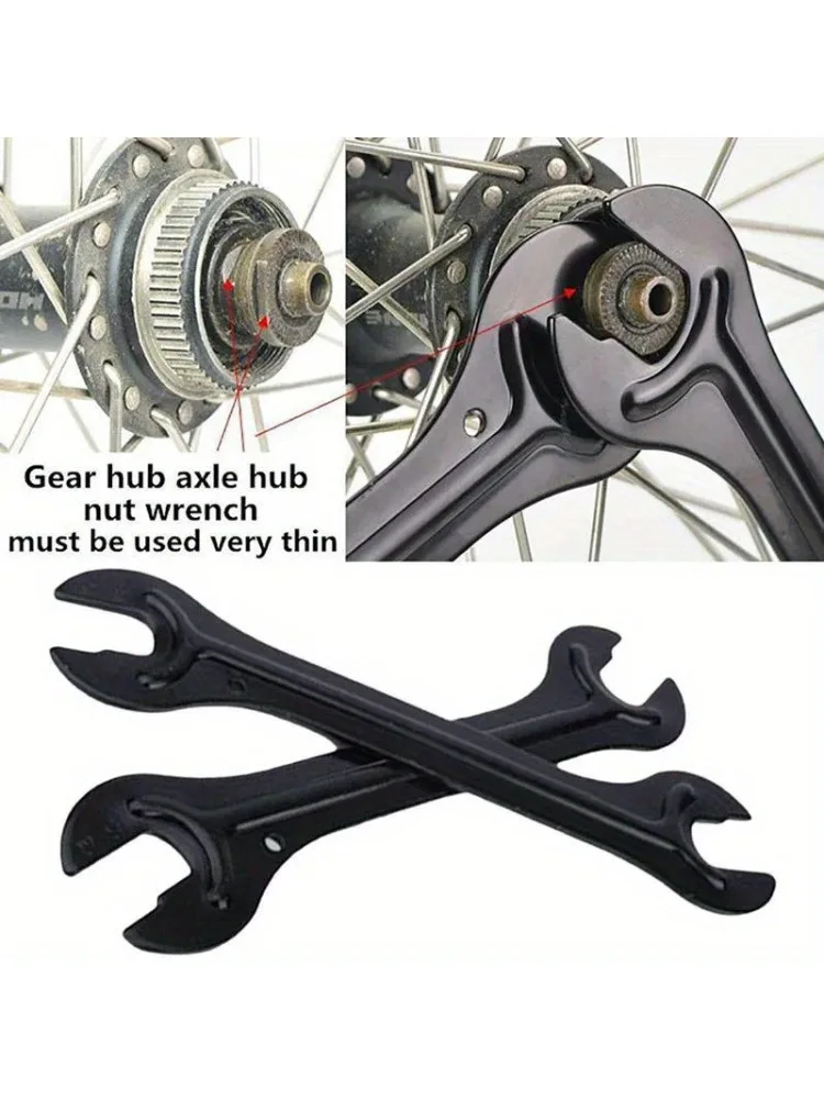 AliExpress NONE 1/2PCS Bike Tool 13/15 Mm 14/16 Mm Steel Bicycle Wrench Cycling Head Open End Axle Hub Spanner Cone Bicycle Repair