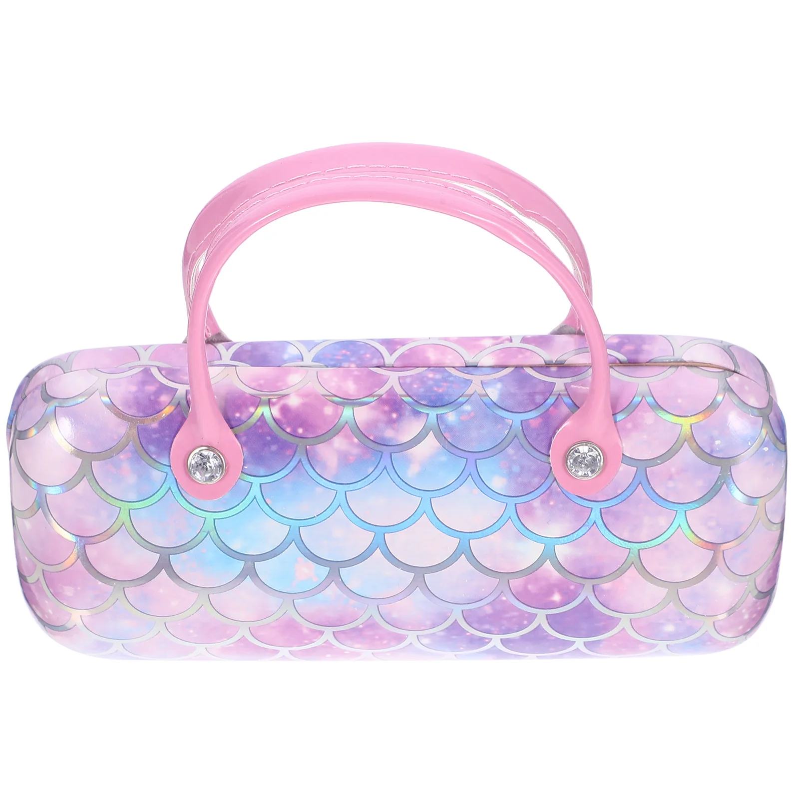 

Glasses Case Kids Portable Children Eyewear Box Handheld Sunglasses Storage Travel Flocking Pouch Lightweight Durable Material