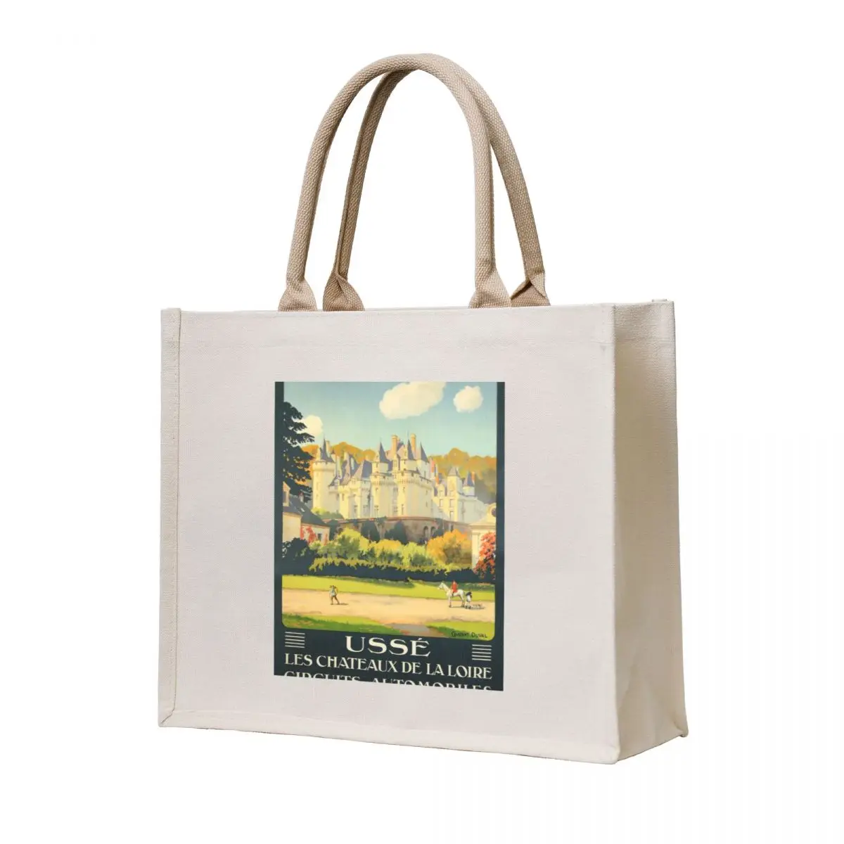 

Ussé Loire Valley, France (1928) - Constant Duval Tote Bag ecological bags Shopper bag Canvas shoulder bag