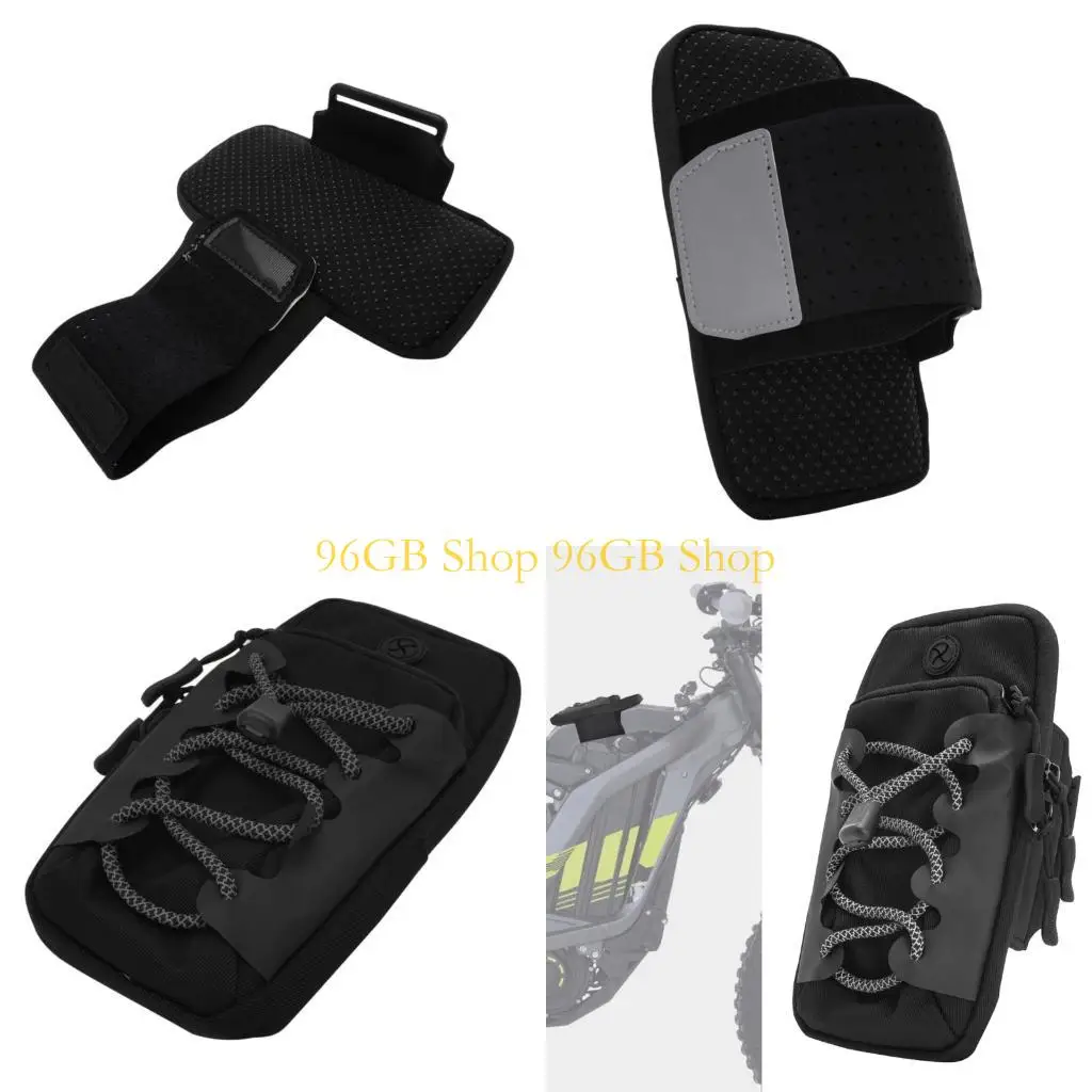 

96 ГБ электрическая сумка для велосипеда-грязевика с передней батареей, сумка для хранения ключей с телефонной картой, напитками