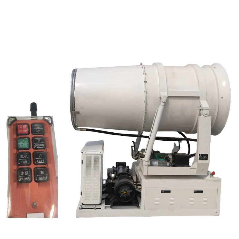 Fog Cannon Sprayer 23M For Large Livestock Pasture Orchard Greenhouse Outdoor Demolition Site Dust Disinfection Mist Gun
