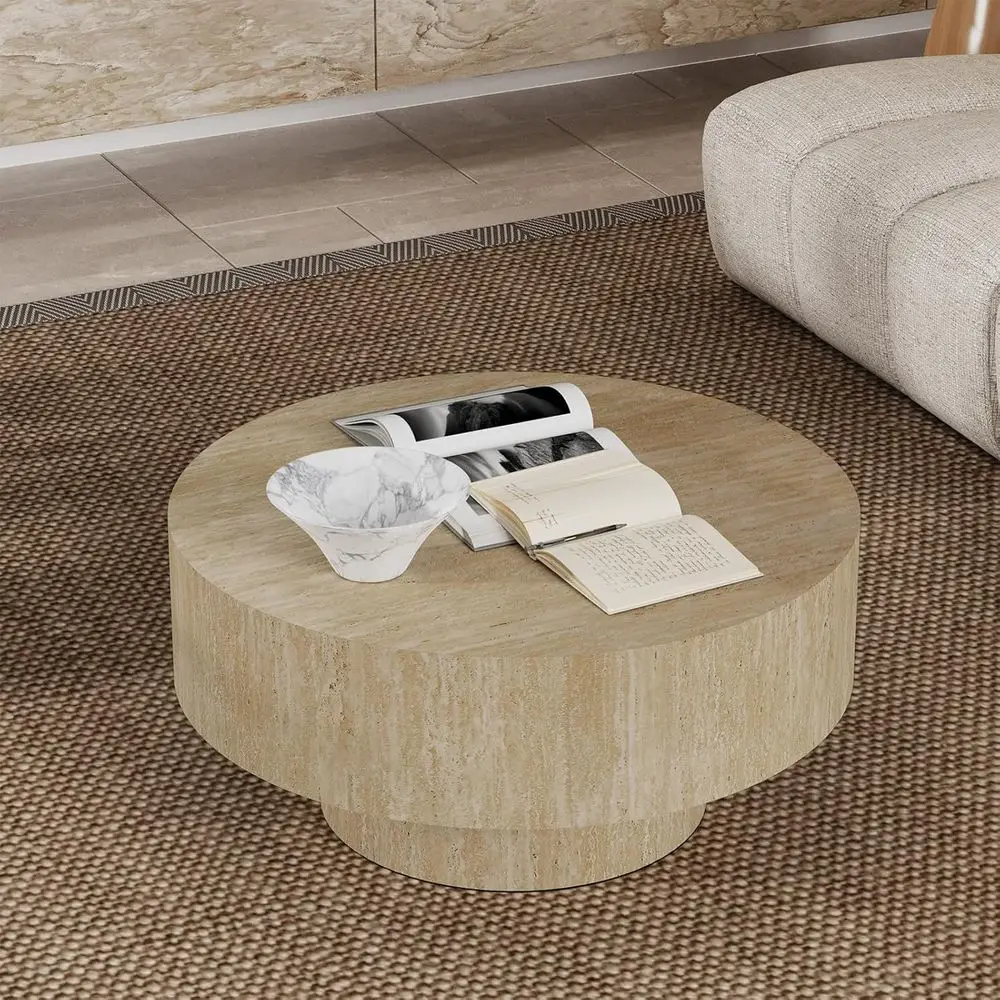 

ern Round Coee Table, Round Coee Tables or Living Room Contemporary Low Circle Center Table or Aparent, armhouse, Oice, Mesa De