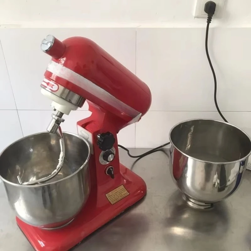 Capacity Commercial Dough Mixer Electric Stand Mixer with Digital Timer Stainless Steel Bowl for Bakery Kitchens