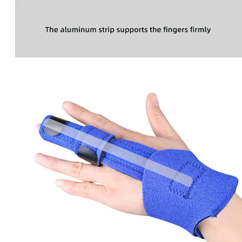 Medical Tendon Sheath Protector Finger Splint Brace-Finger Splint Stabilizer Brace-Adjustable Detachable Protective Finger Brace