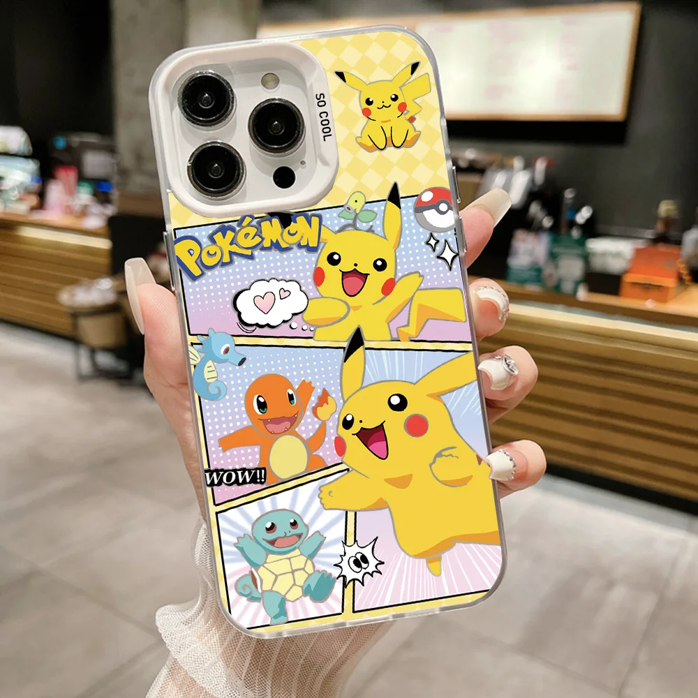 Cell Phone Cases Matte Back Cover For IPhone 16 15 14 13 12 11 Pro Max X XR XSMAX 8 7 Plus Pokemens Smartphone 5g Cellphones