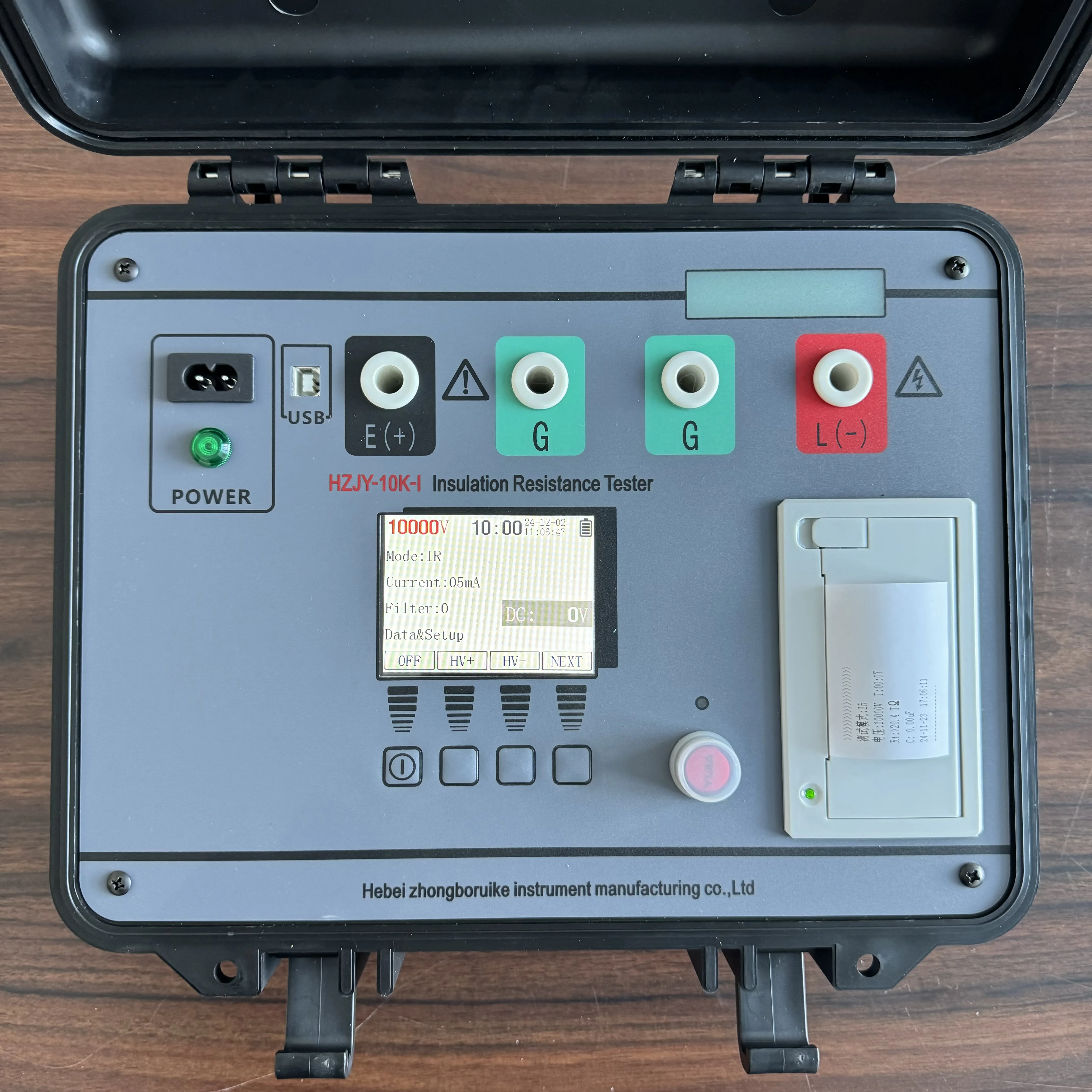 2026 Portable High Voltage Insulation Resistance Tester Digital 15Kv Megohmmeter Insulation Resistance Tester