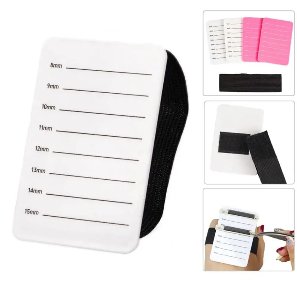 New with Belt Eyelash Show Board Acrylic Adjustable Eyelash Extension Organizer Eyelash Display Palette