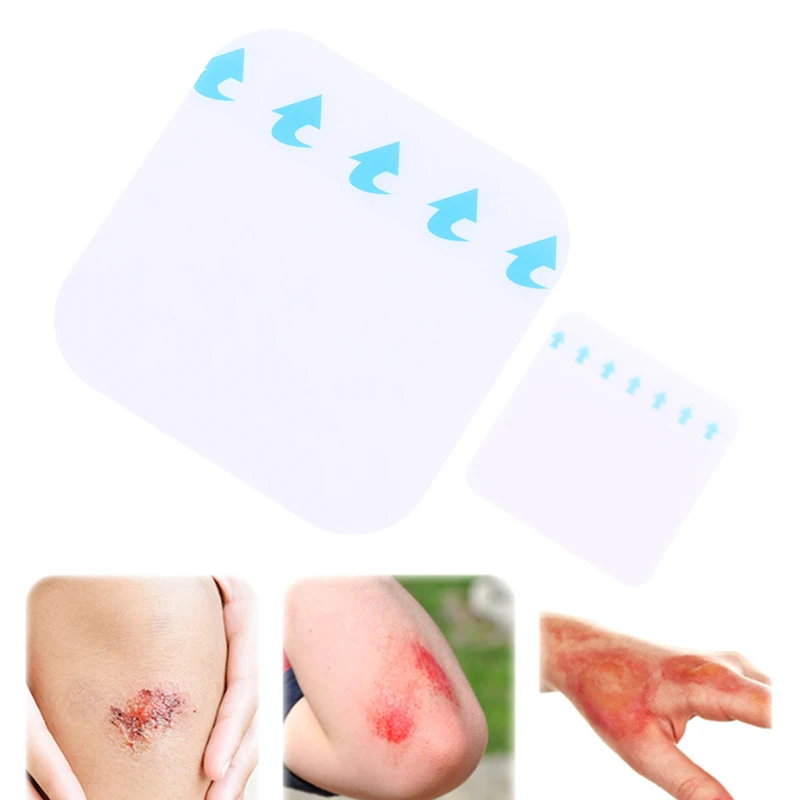 1 Sheet Medical Transparent Hydrocolloid Adhesive Wound Dressing Thin Healing Pad Wound Patch Acne Patch Size 5*5cm,10*10cm
