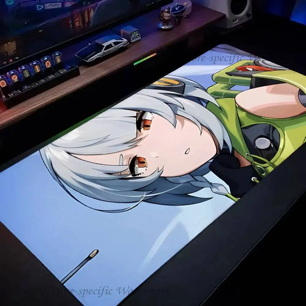 Anby Demara Game Mousepad Non-slip Suitable For Office Computers Laptops E-sports Game Desk Mats XXL Keyboard