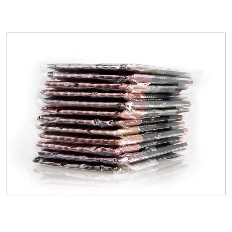 12 Colors Lip Makeup Pencils 1pcs Long Lasting Cheap Pigments Red Brown Purple Waterproof Matte Lip Liner Makeup Kits