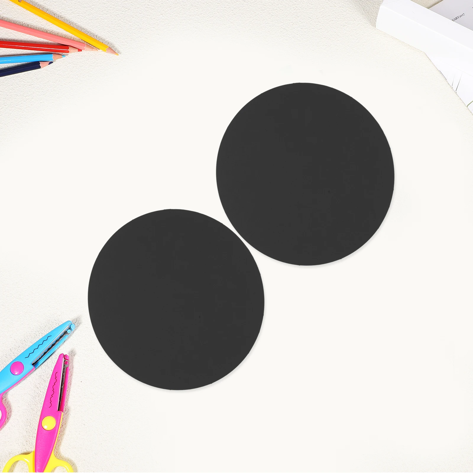 40 ورقة من ورق البطاقات السميك الدائري، ورق رسم قوي ذو سطح أملس لرسم الألوان المائية من الأكريليك بنفسك