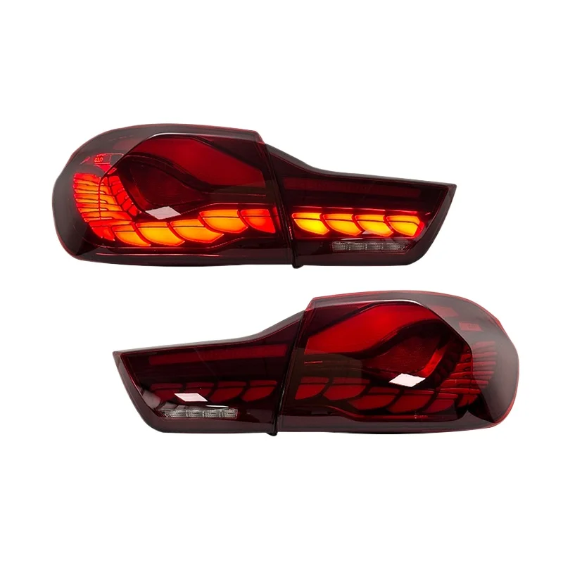 -For Upgraded M4 GTS Dragon Scale LED Tail Light Assembly for  4 Series F32 F82 F33 F83 F36 418i 420i 430i Sequential Turn Sign^