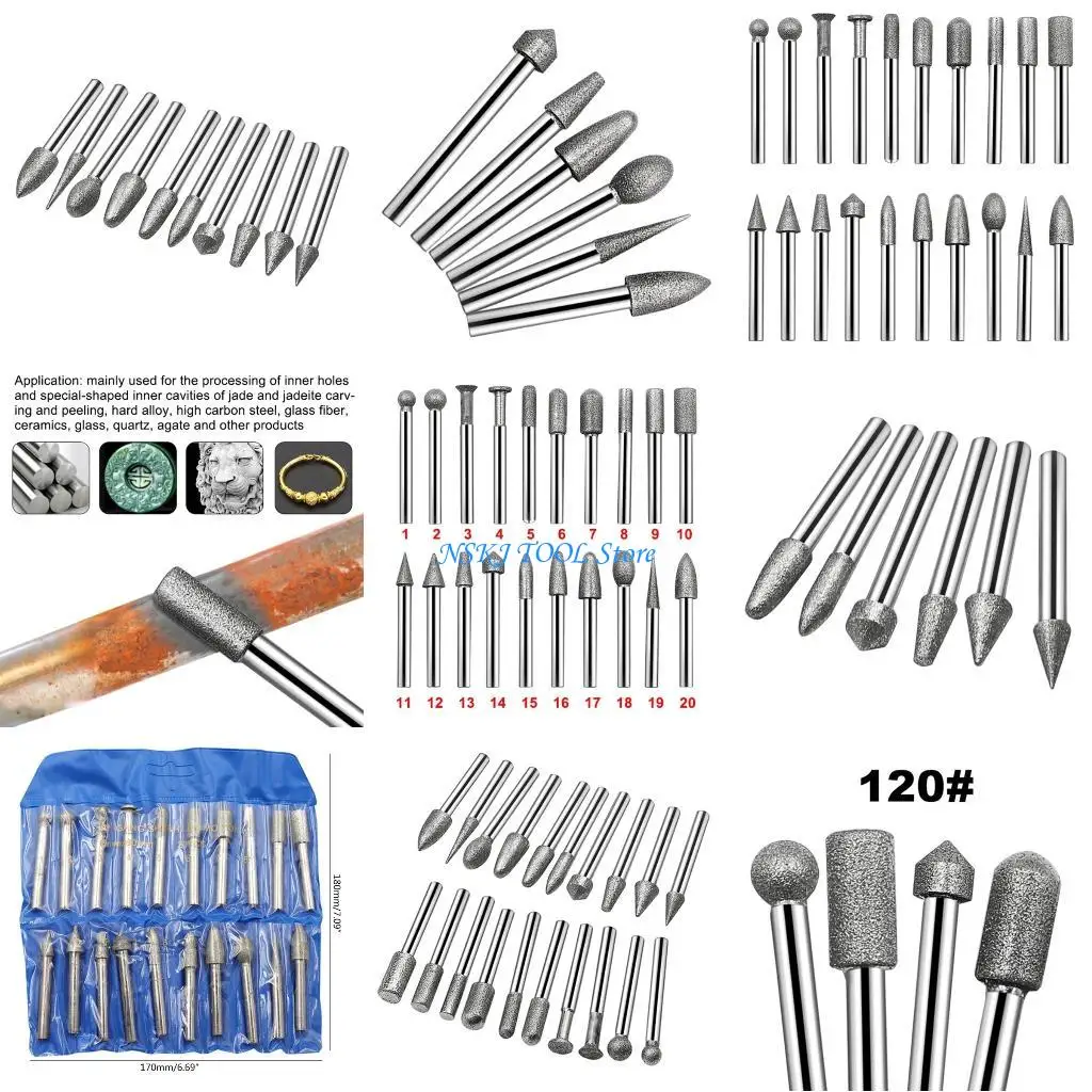 

L8RC Пакет из 20 шлифовальных шлифовальных кусоч