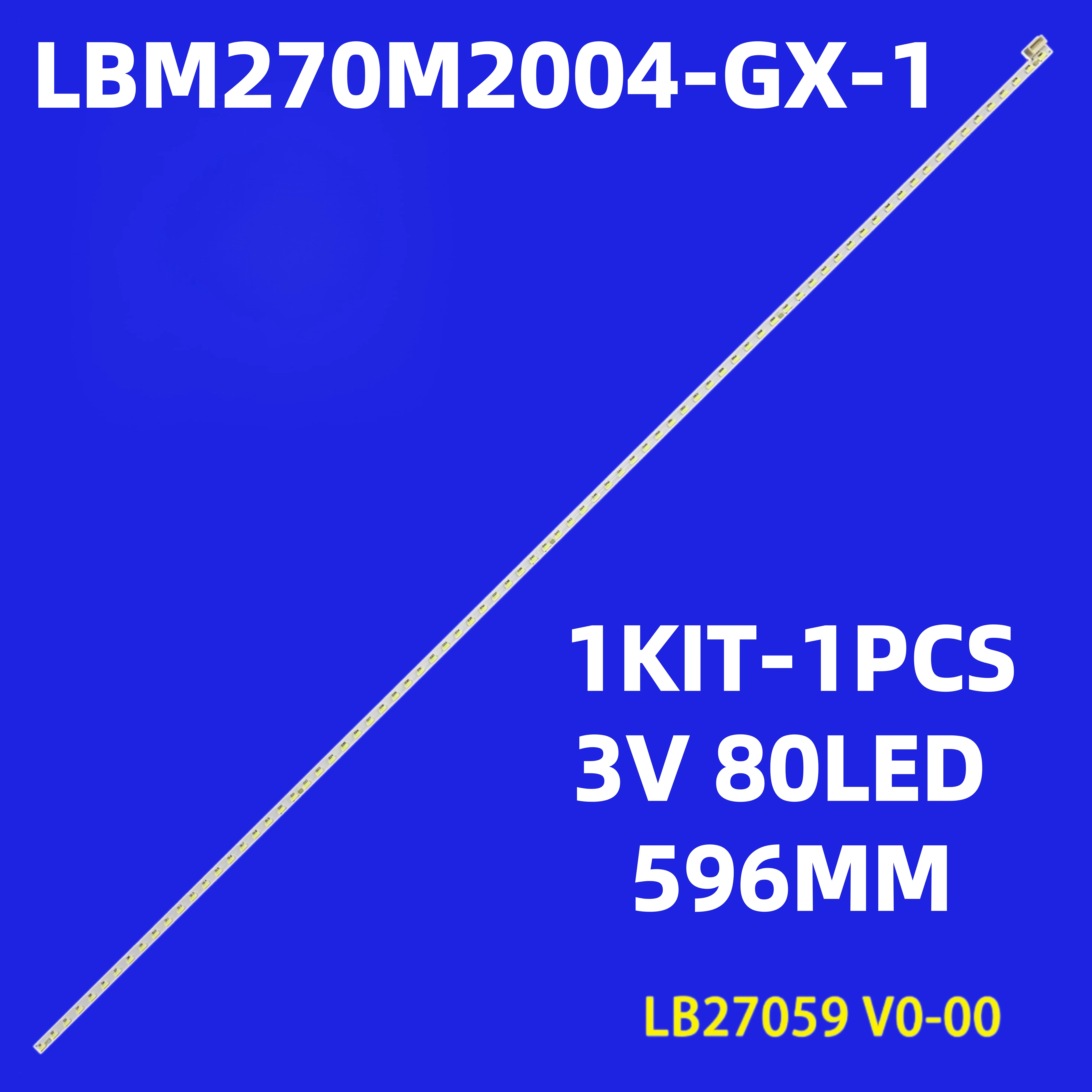 

LED BackLight Strip For 27B1H 27B1 27B2H 27B2 LBM270M2004-GX-1 80D 596MM