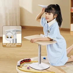 Bookshelf Children's Reading Picture Book Solid Wood Desktop Bed Floor Tablet Bracket Can Lift Baby Telescopic Wooden Book Clip