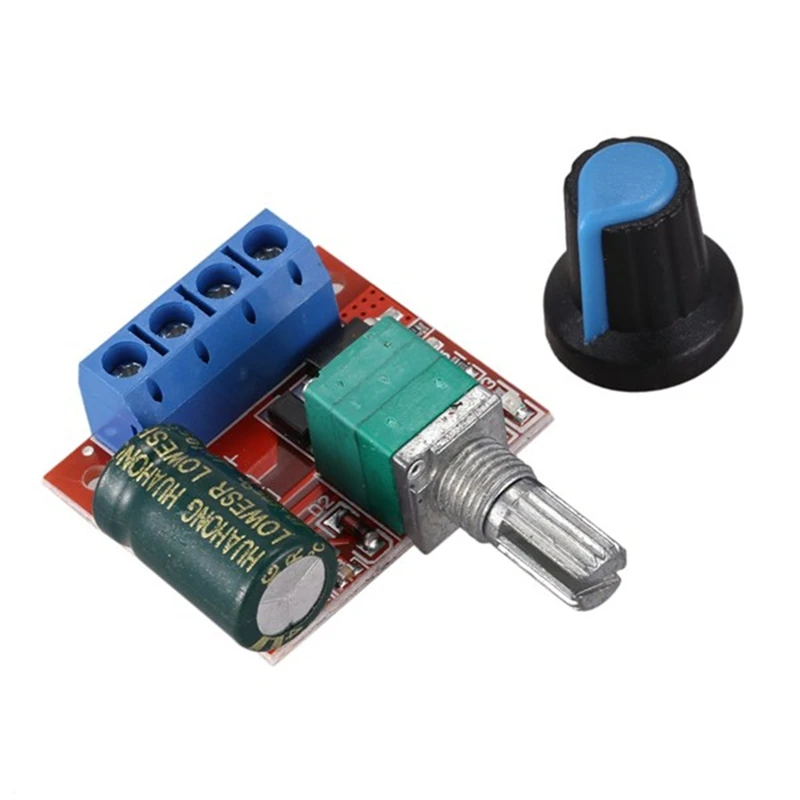 FULL-PWM DC Motor Governor 5V-35V Speed Switch 5A Switch Function LED Dimmer