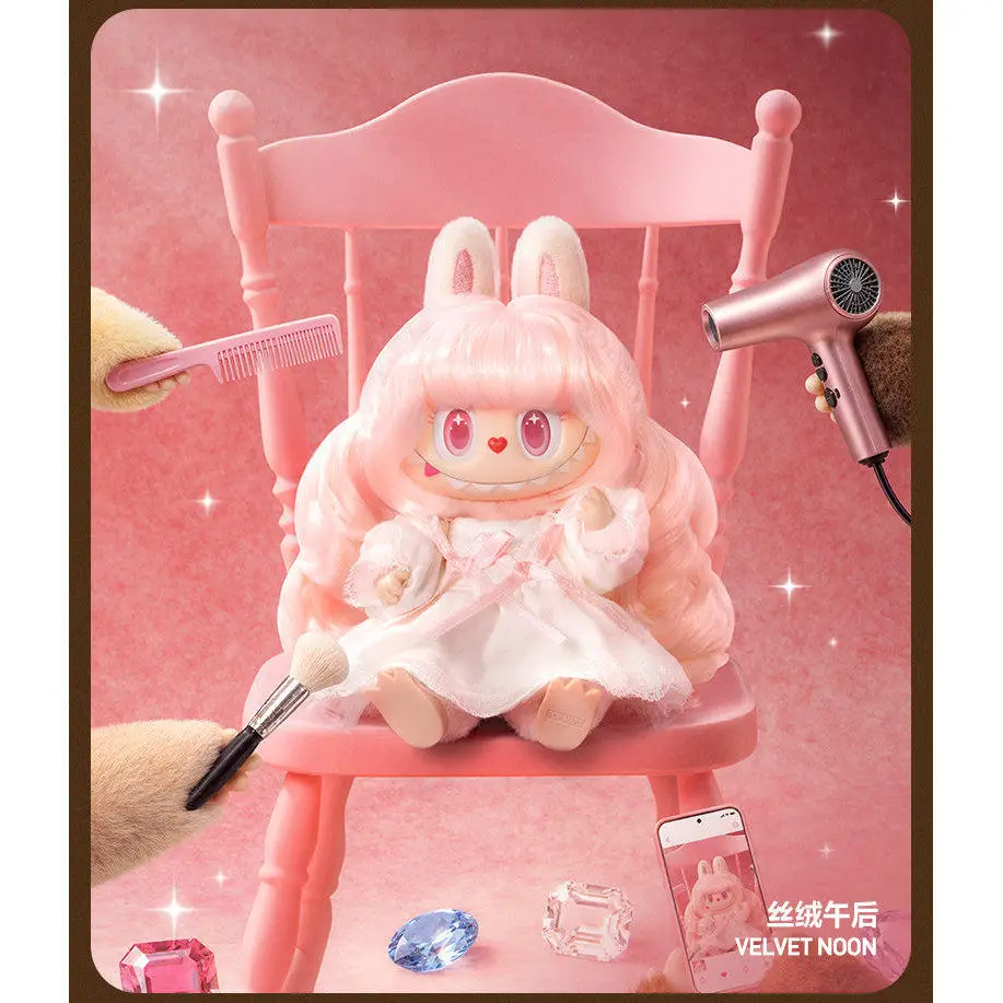 POPMART Original Labubu The Monsters Hair Salon Series Blind Box Adorable Decorative Items As Birthday Gifts in Stock view 3