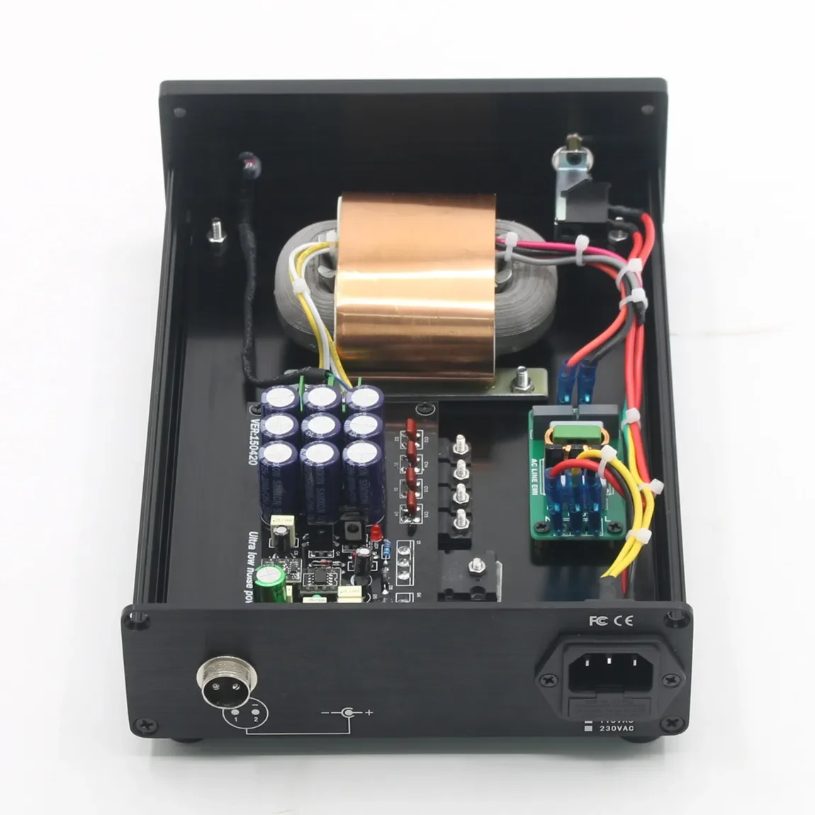 65W HiFi R-Core Transformer Ultra Low Noise Linear Power Supply 5V 9V 12V 15V 19V 24V 28V For Audio