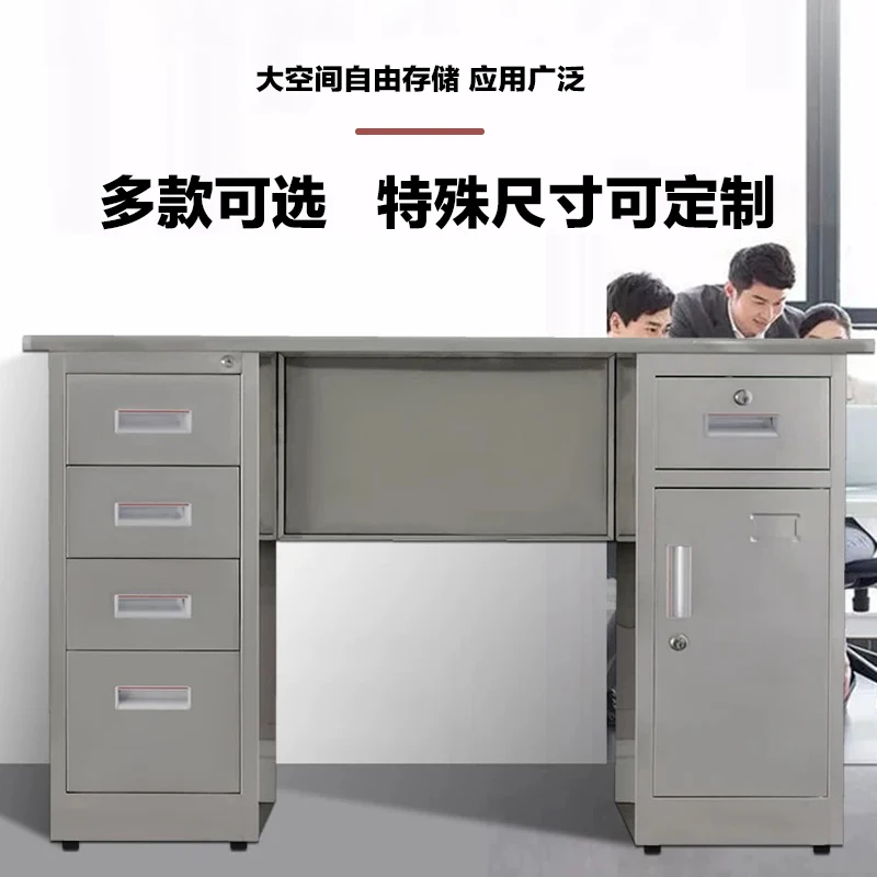 304 stainless steel desk computer desk custom with drawers console medical table workshop laboratory workbench