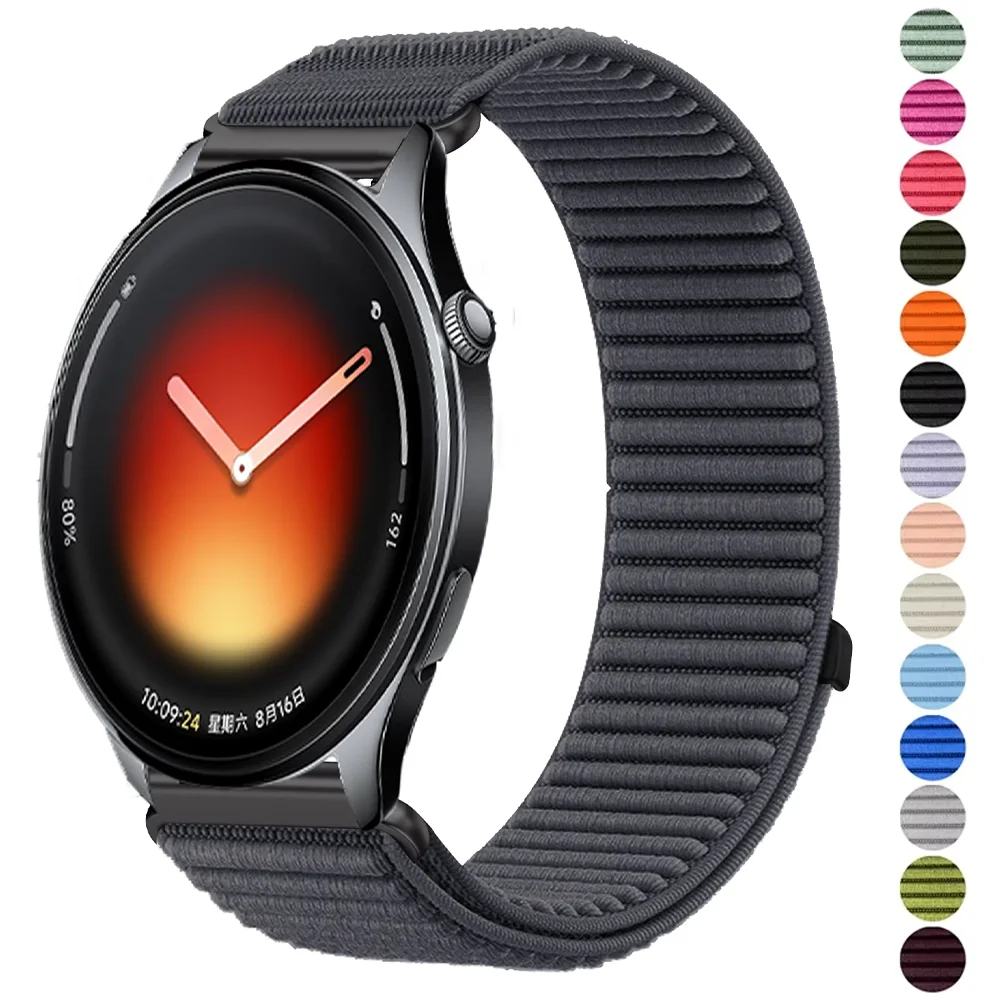 Nylon Loop Strap For Xiaomi Watch 5 2 Pro S4 S3 S2 S1 Pro Active 22mm WatchBand For Xiaomi Watch Color Mi Watch Color 2 Bracelet