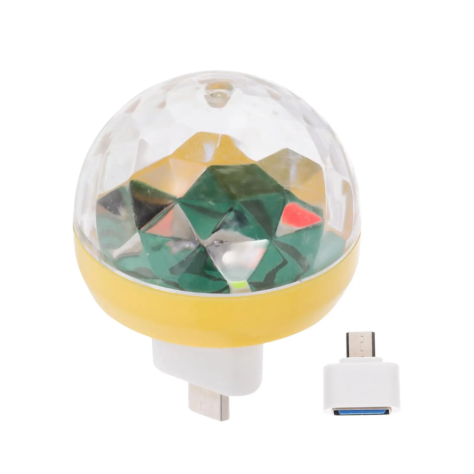 

Mini LED Ball Light USB Powered Disco DJ Stage Karaoke Stage Ball Light Sound Activated Party Wedding Christmas Gift