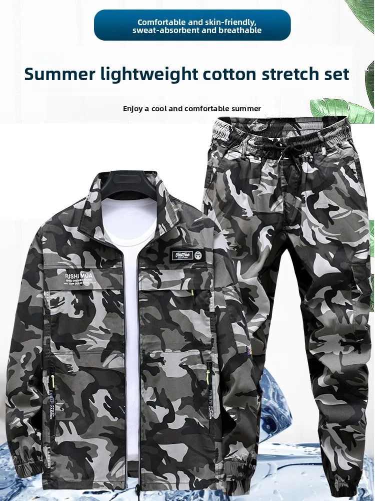ensemble-de-travail-pour-hommes-en-coton-pur-fin-et-elastique-camouflage-respirant-resistant-a-l'usure-et-a-la-chaleur-tenue-de-protection-professionnelle-pour-l'ete