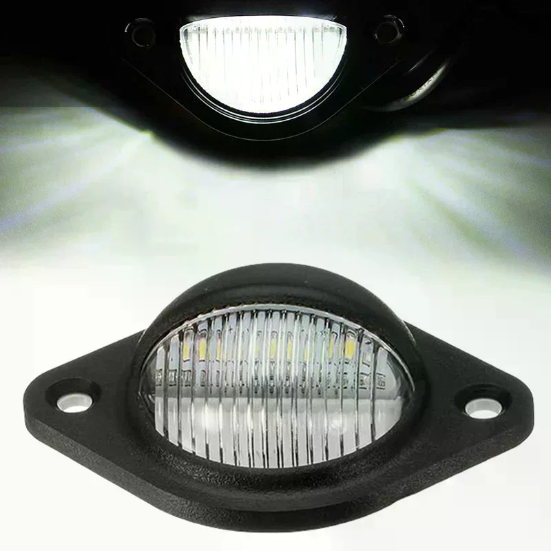 1Pcs 12V LED Number License Plate Light For Car Boats Motorcycle Automotive Aircraft RV Truck Trailer Exterior