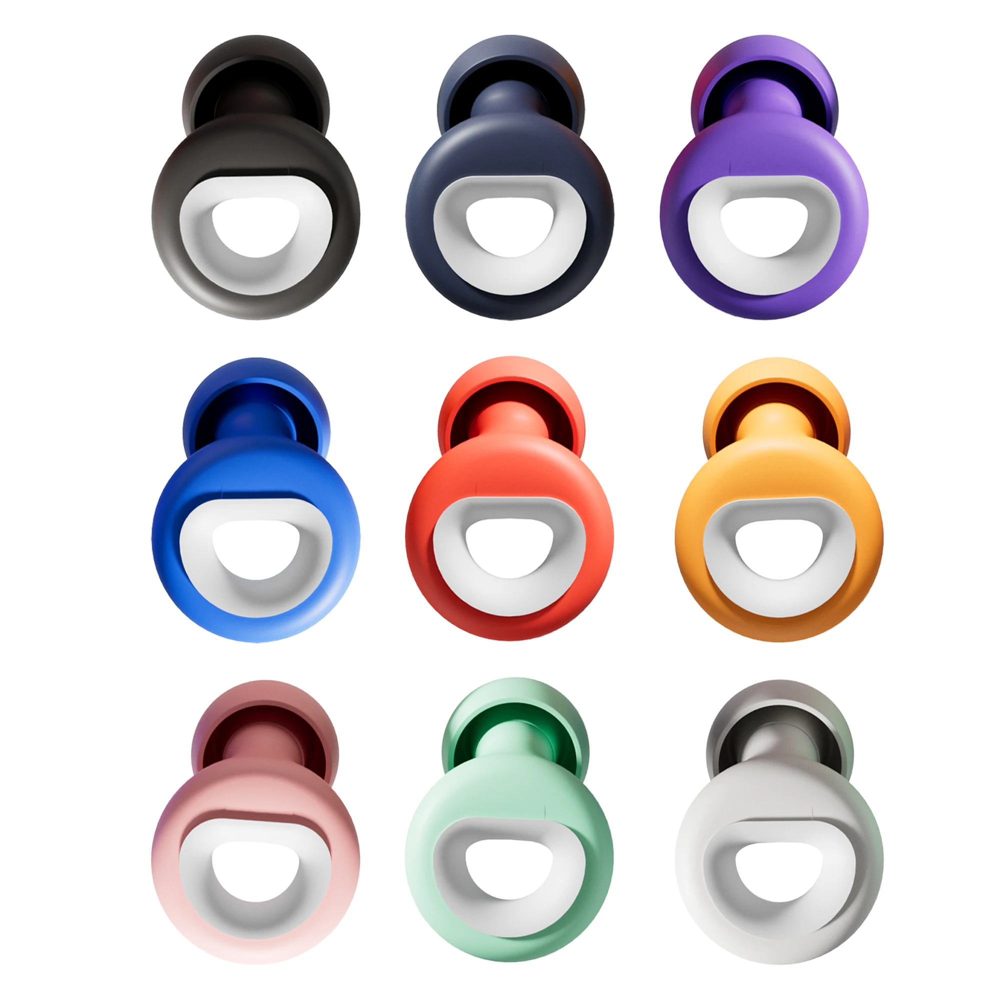 Quiet Ear Plugs Super Soft Reusable Noise Reduction Hearing Protection for Sleep Swim Work 8 Ear Tips Sizes XS S M L
